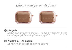 Personalized Metallic AirPods Pro Case