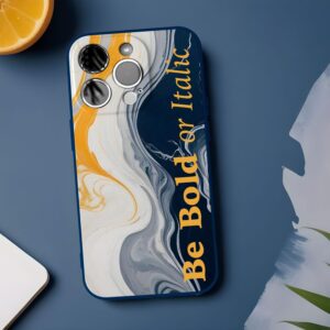 be bold or italic iPhone 15 Pro Max 14 13 12 TPU Phone Case Shockproof