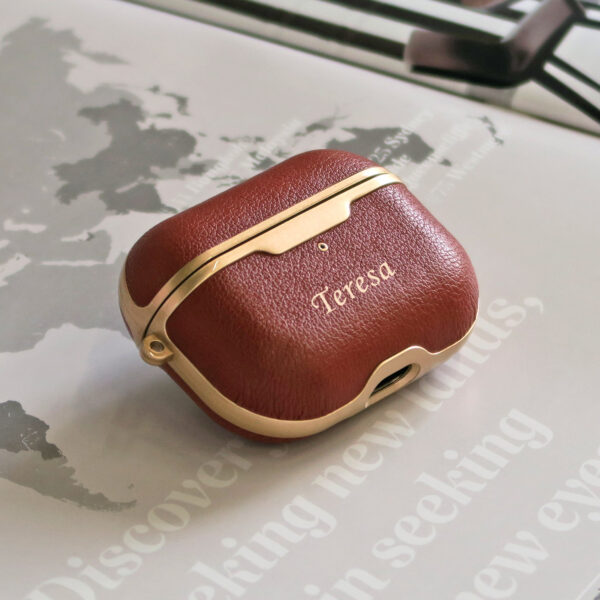 Personalized Leather AirPods Pro Case