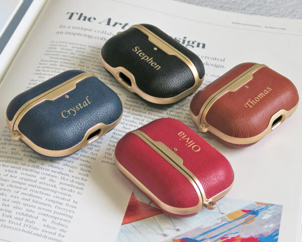 Personalized Leather AirPods Pro Case