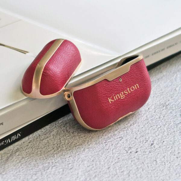 Personalized Leather AirPods Pro Case