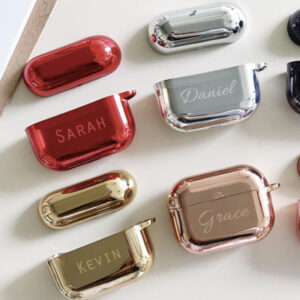 Personalized Metallic AirPods Pro Case
