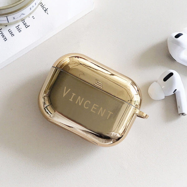 Personalized Metallic AirPods Pro Case