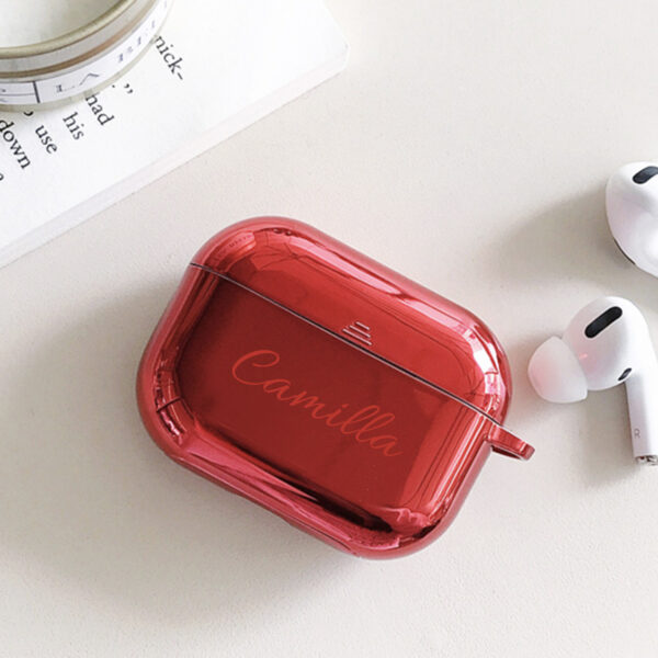 Personalized Metallic AirPods Pro Case