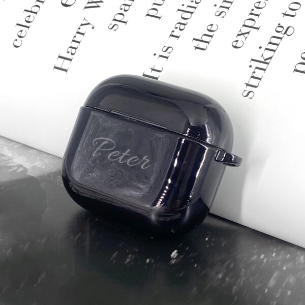 Personalized Metallic AirPods Case