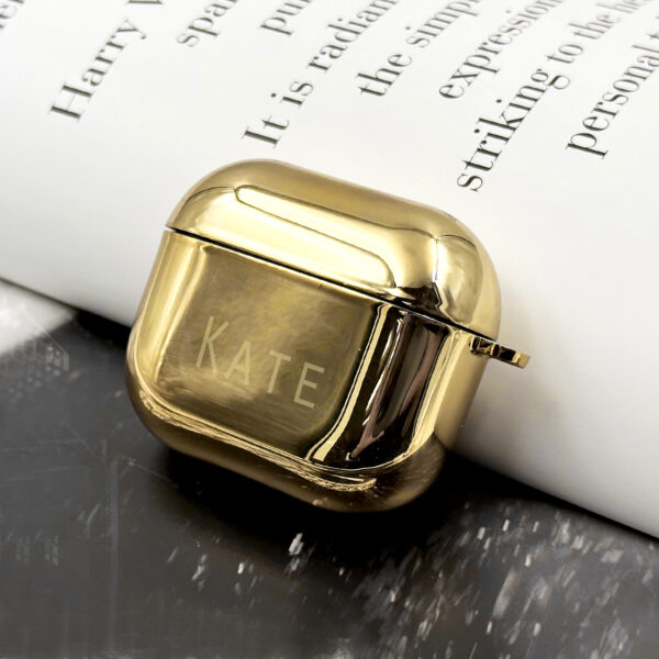 Personalized Metallic AirPods Case