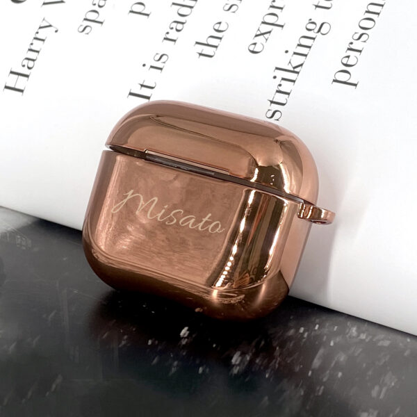 Personalized Metallic AirPods Case
