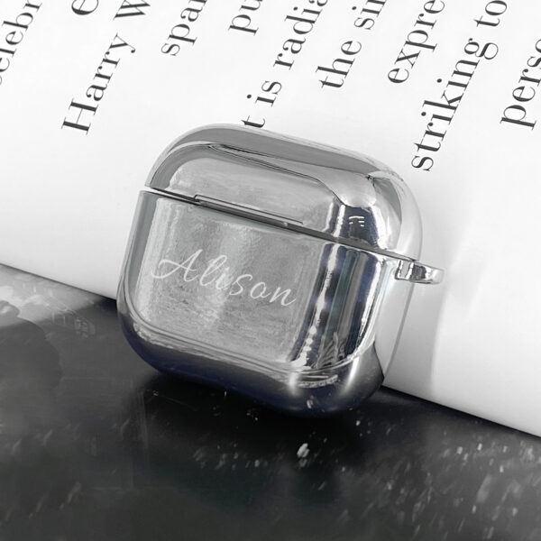 Personalized Metallic AirPods Case